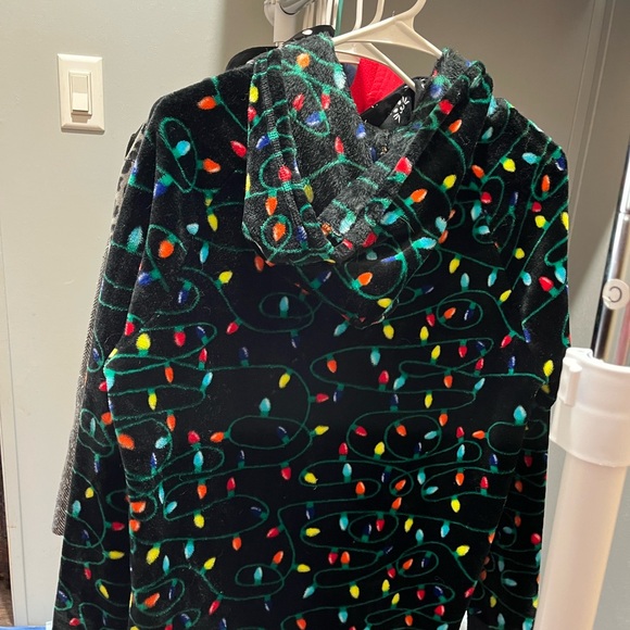 Colorful String Light Pattern Hoodie - Picture 3 of 4
